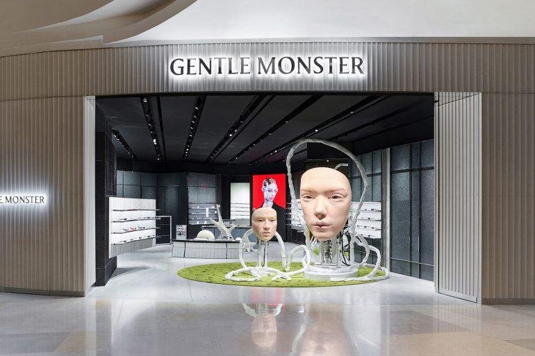 Gentle Monster at ION Orchard | retail shop interior design